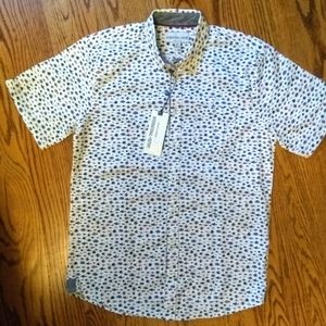 International Report Boys' Fish Print Button-Down